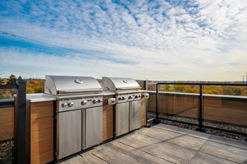 Rooftop grilling stations